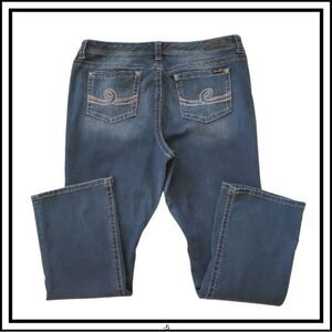 Seven7 Slim Boot Dark Wash Sz 20